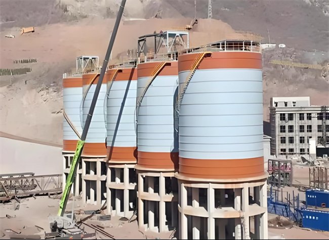 普陀高架钢板仓